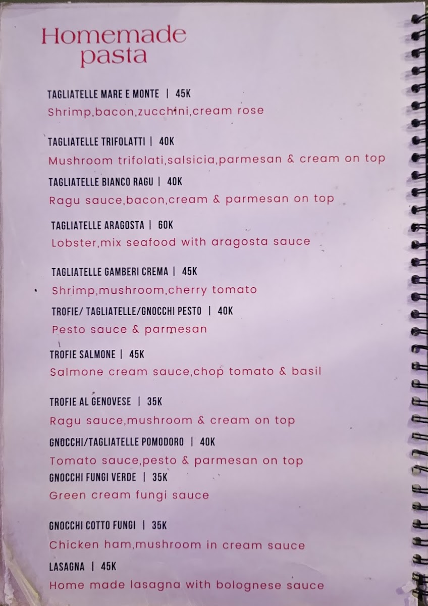 Warung bellissimo Menu - Image 2